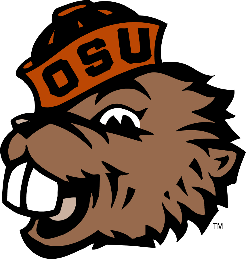 Oregon State Beavers 2018-Pres Secondary Logo v3 diy DTF decal sticker